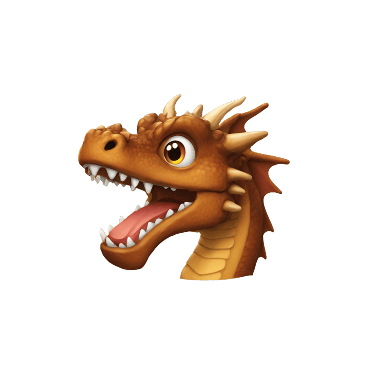 genmoji：棕色龙