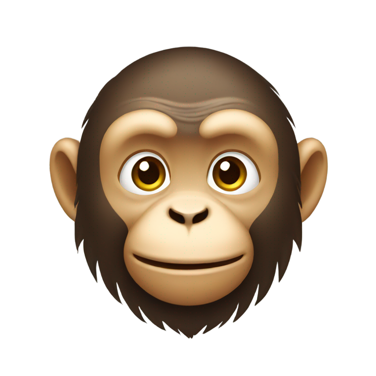 genmoji: asian monkey