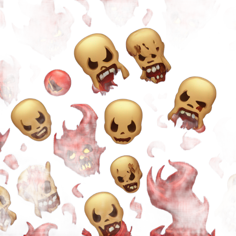 絵文字：死と破壊、悪魔と共に