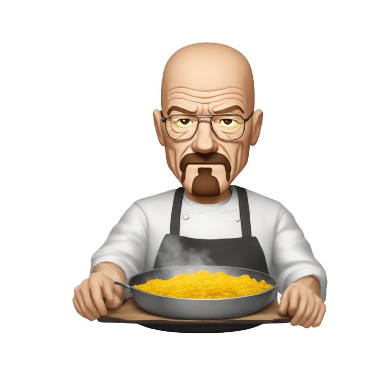 genmoji：瓦尔特·怀特烹饪