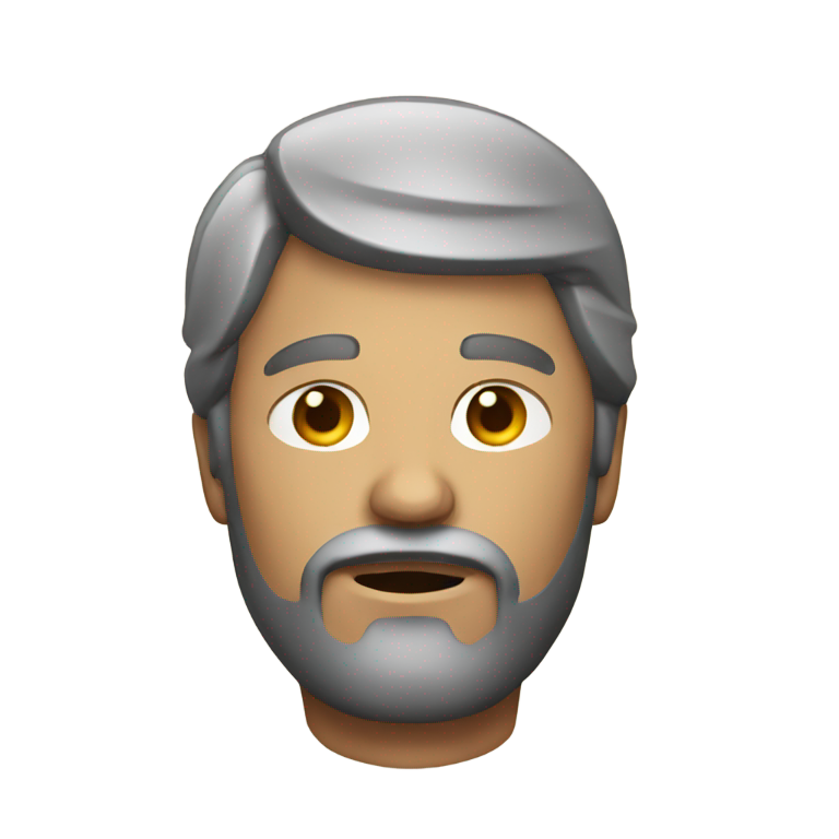 genmoji：男子头部持枪