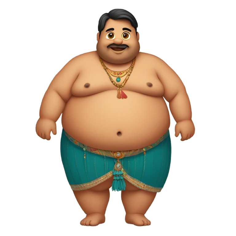 genmoji：印度胖肚子