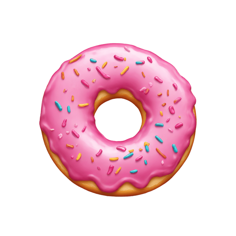 絵文字：pink donut