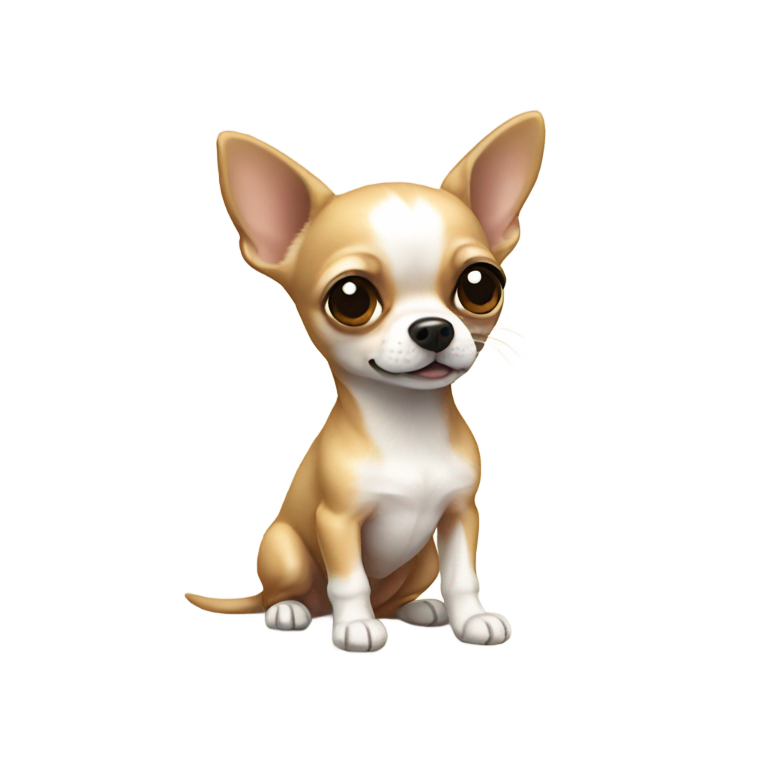 genmoji : Petit vieux chihuahua
