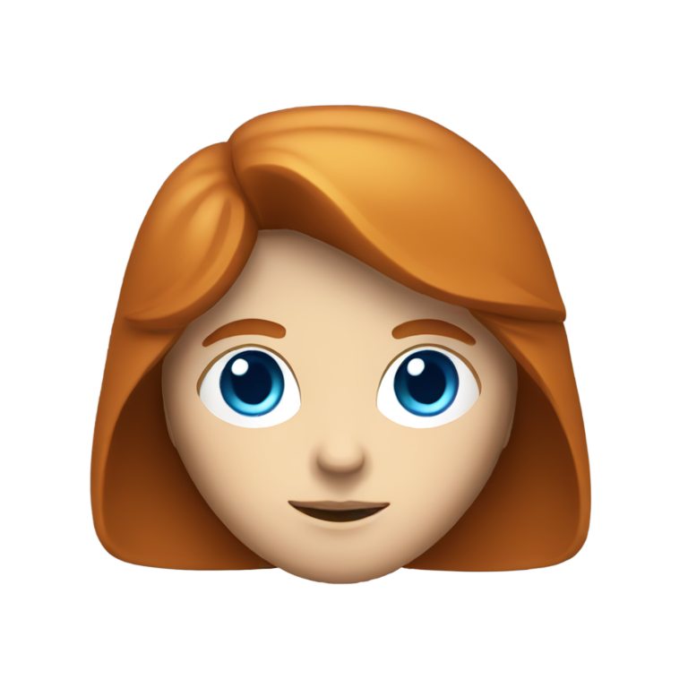genmoji : Initié Jedi aux cheveux roux et aux yeux bleus