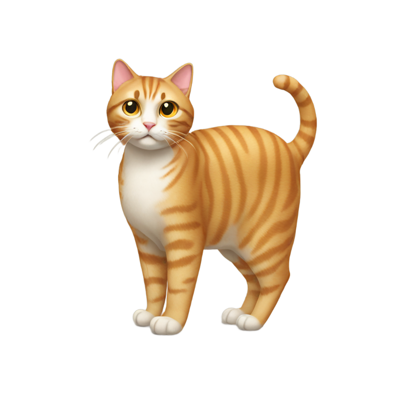genmoji: full-length cat