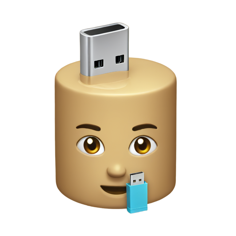 絵文字：USBキー