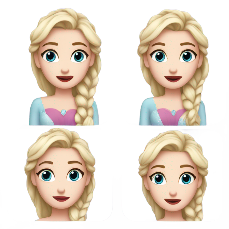 genmoji：唇部艾尔莎