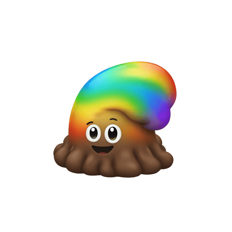 genmoji：彩虹屎