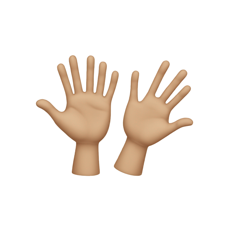 絵文字：手で作るクォーテーションマーク