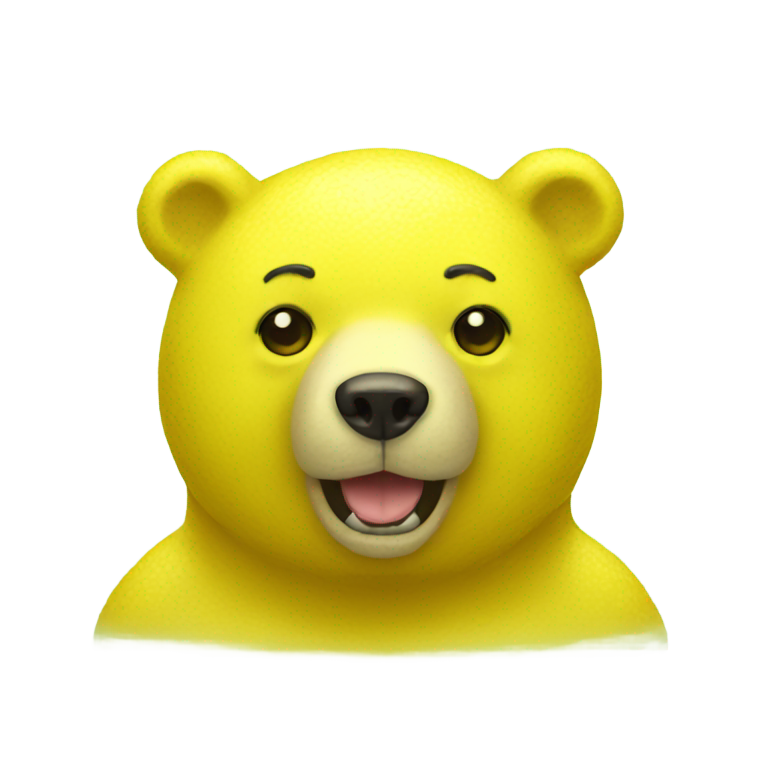 絵文字：レモンのクマ