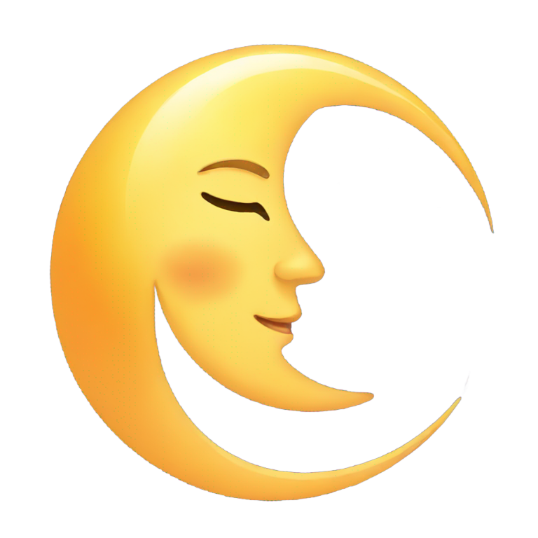 genmoji：太阳亲吻月亮