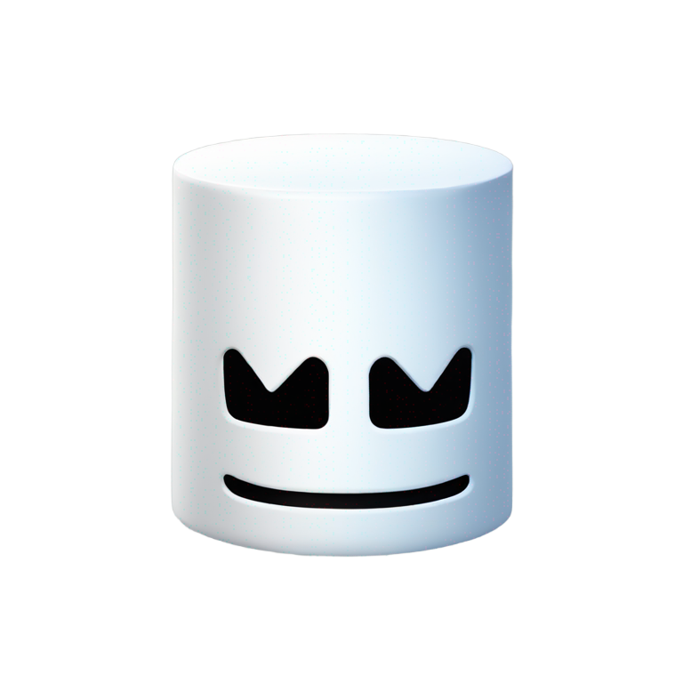 絵文字：Glitchy marshmello