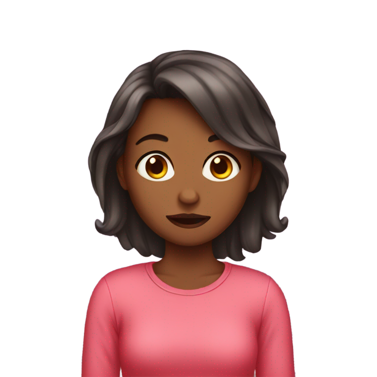 genmoji：女孩在经期