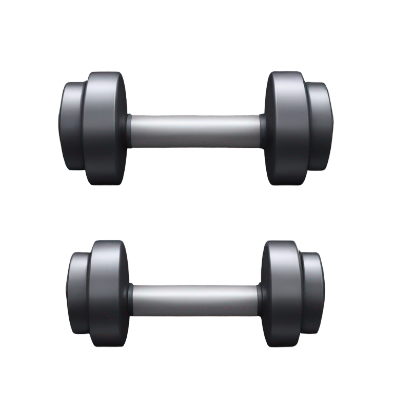 genmoji : dumbbells