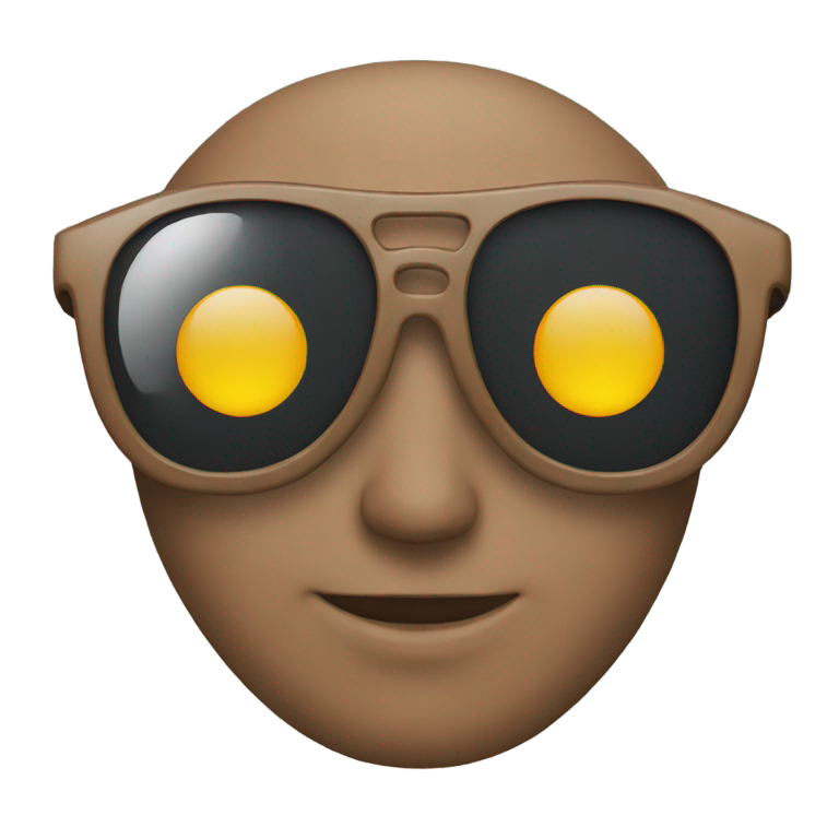 絵文字：mans sunglasses