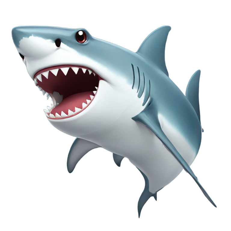 genmoji : Requin avec des chaussures