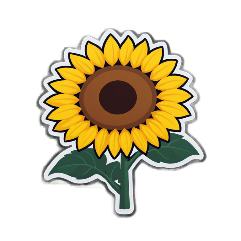 genmoji：A cute sunflower