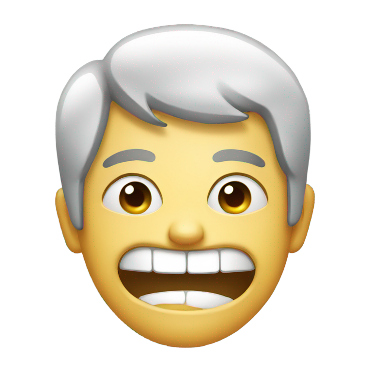 genmoji: Grimacing Face