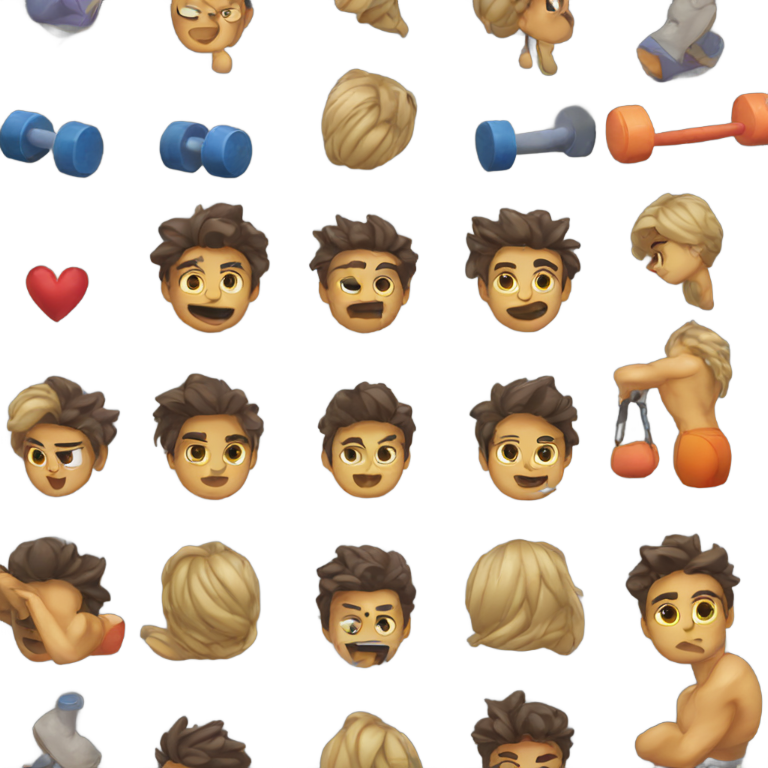genmoji : Salle de sport