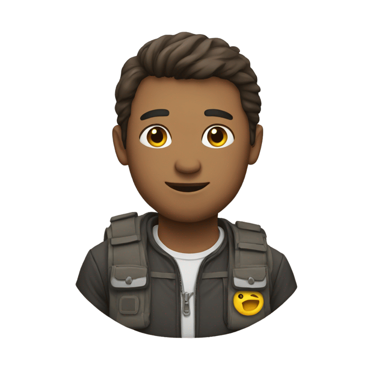 genmoji : Man with a From