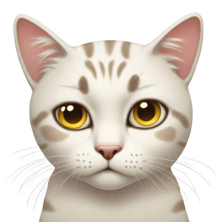 genmoji: Disappointed cat