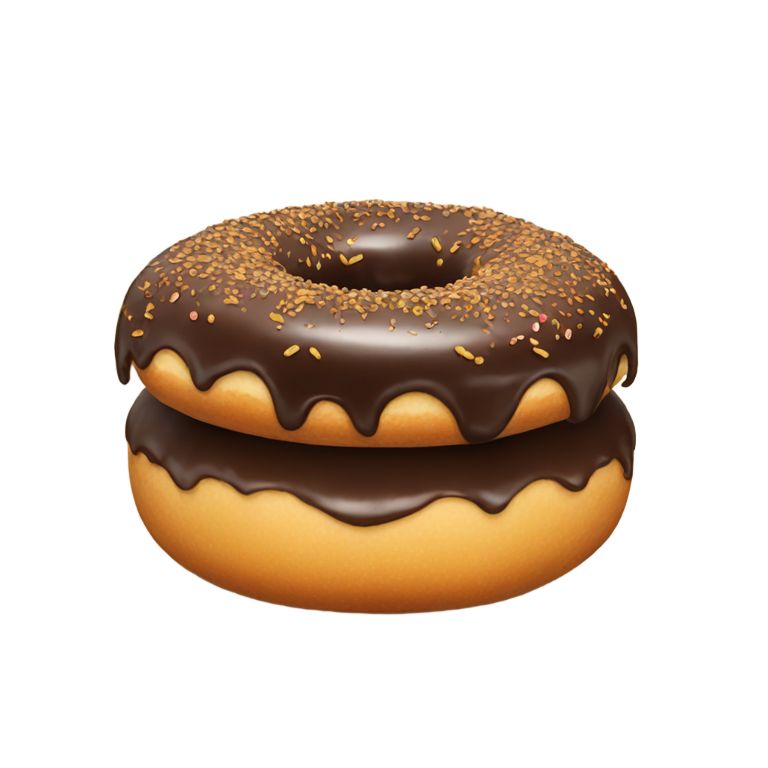 genmoji: living dounut