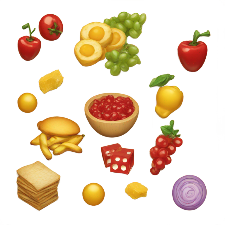 絵文字：フードボードゲーム