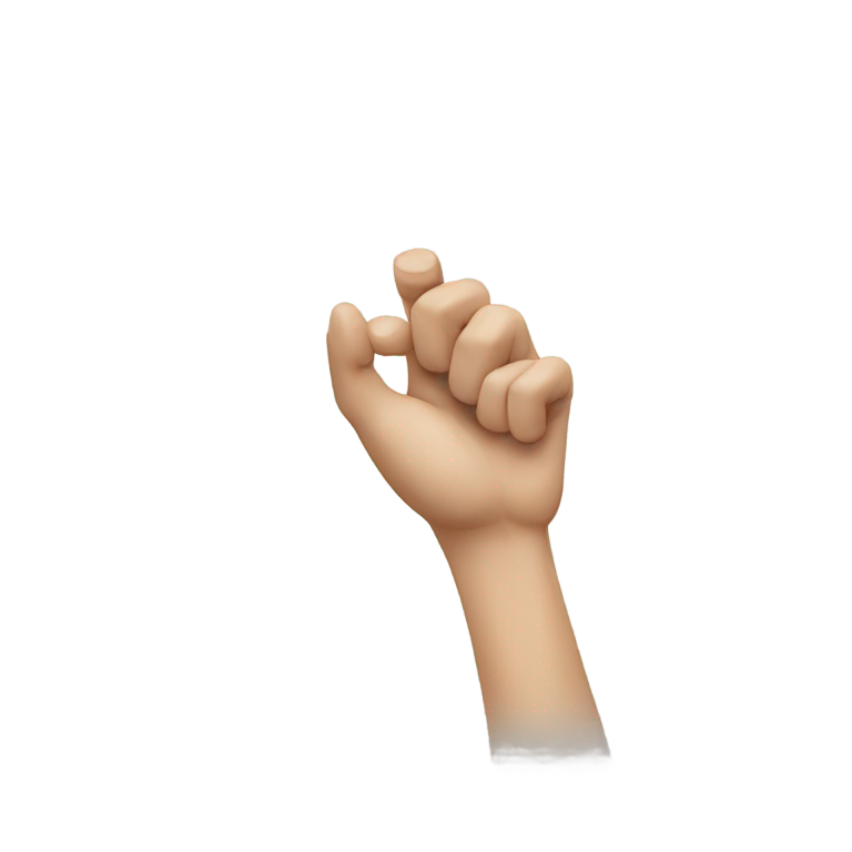 genmoji : Main de karaté exprimant 'oss'