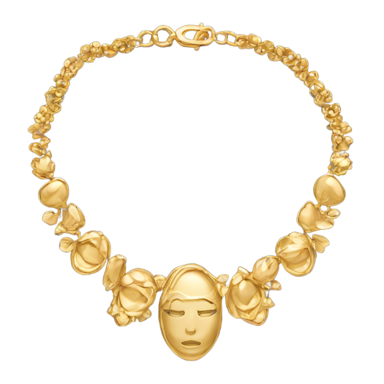 genmoji: gold jewellery