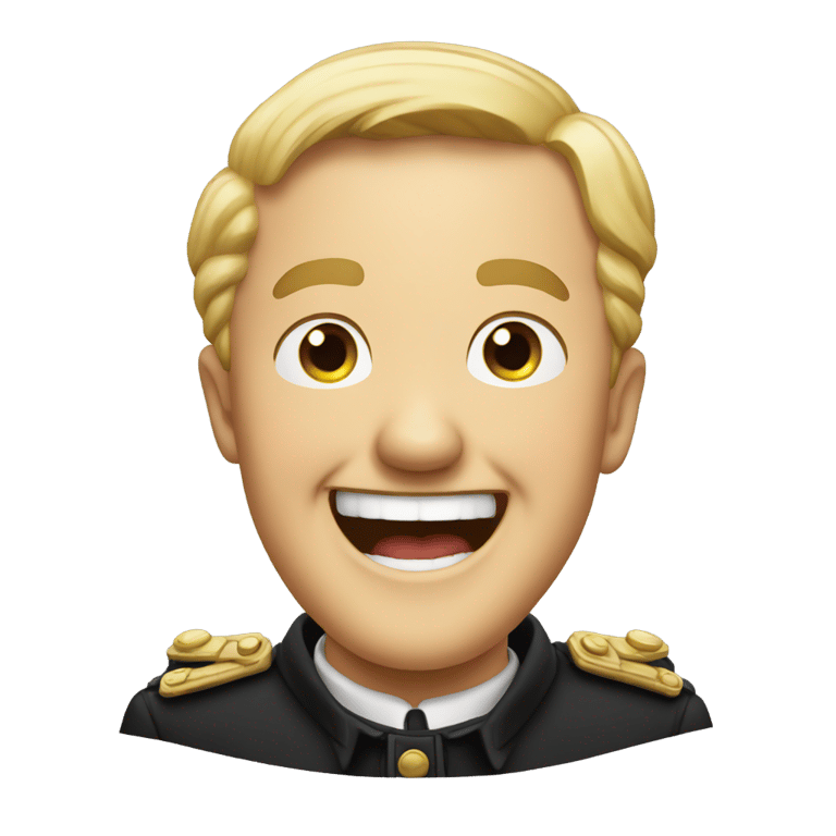 genmoji：adolf laughing