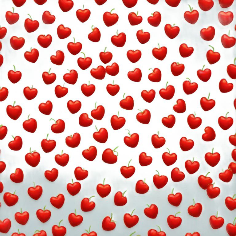 genmoji：Cherry red heart