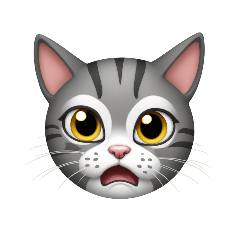 絵文字：angry kitten