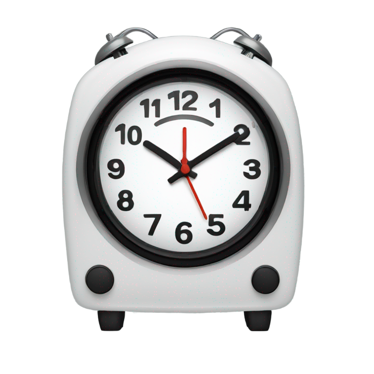 絵文字：デジタル目覚まし時計「9:11」