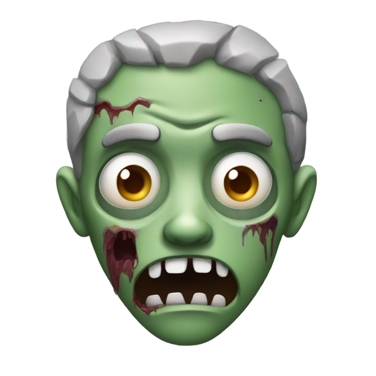 genmoji：眼睛疲惫的僵尸