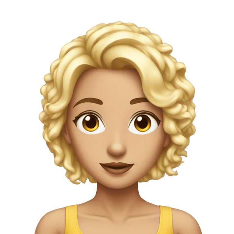 genmoji : hot girl with small top
