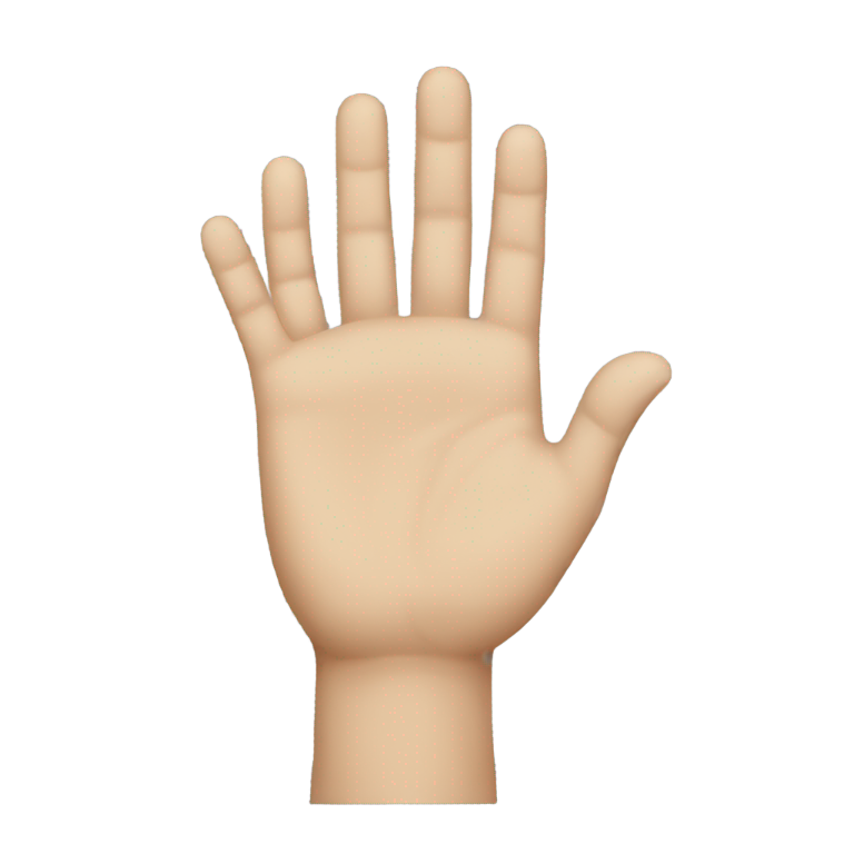 genmoji: a L hand