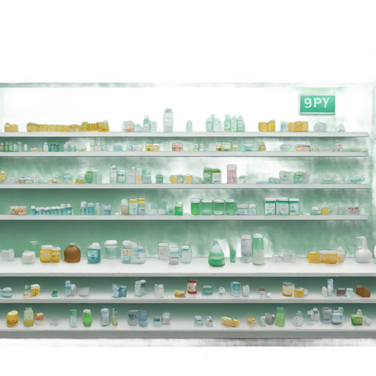 genmoji: pharmacy sign