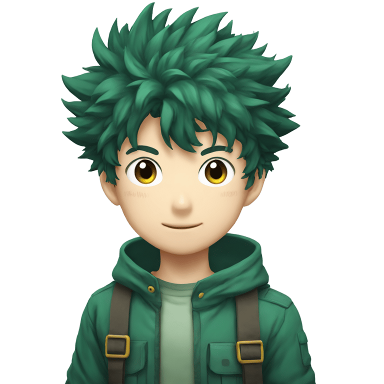genmoji：Izuku Midoriya