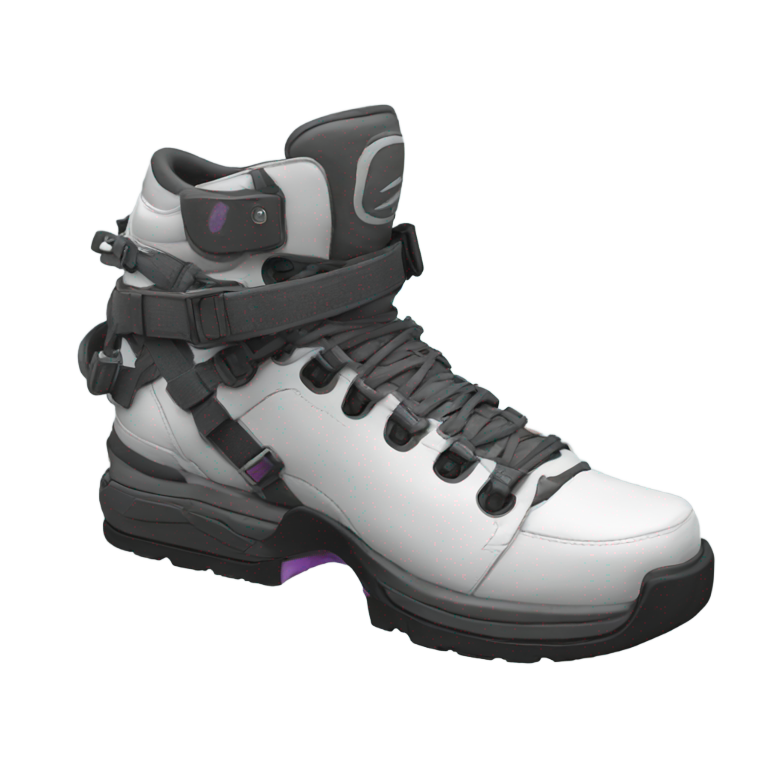 genmoji: Cyberpunk best shoe
