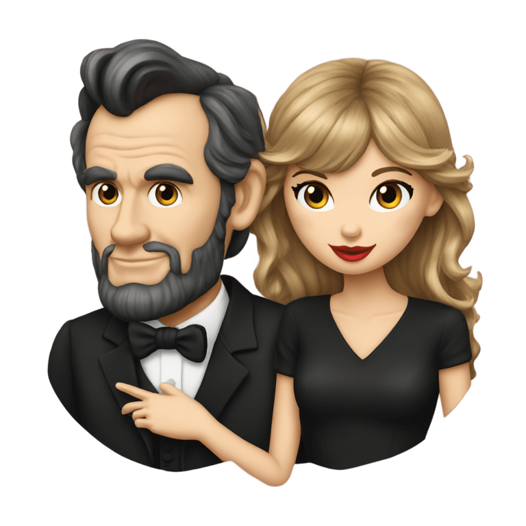 絵文字：Taylor Swift and Abraham Lincoln