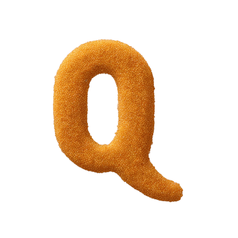 genmoji：全麦谷物字母q