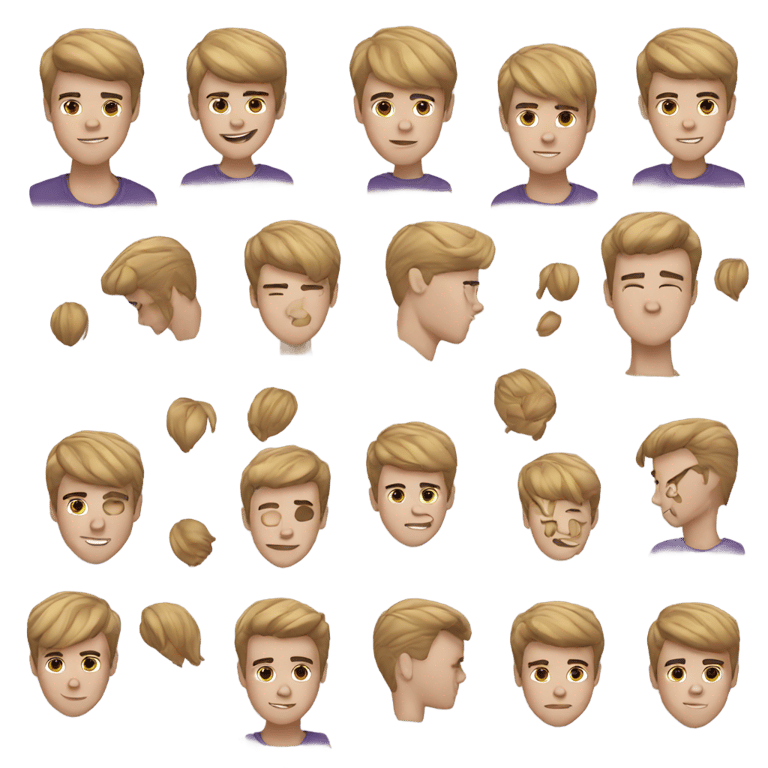 genmoji : Justin Bieber
