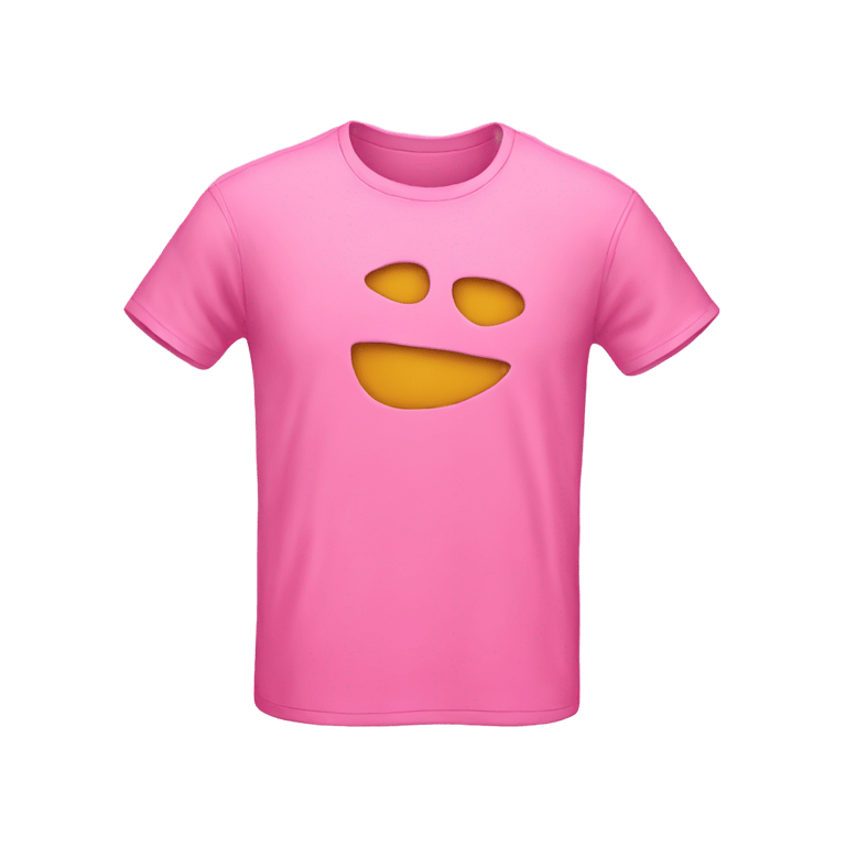 絵文字：pink t shirt