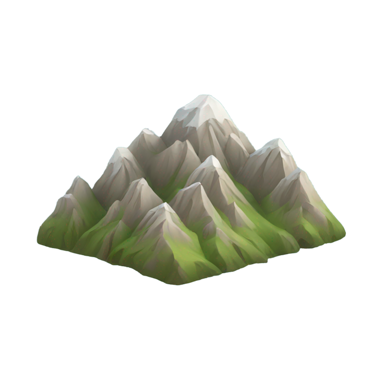 絵文字：mountains