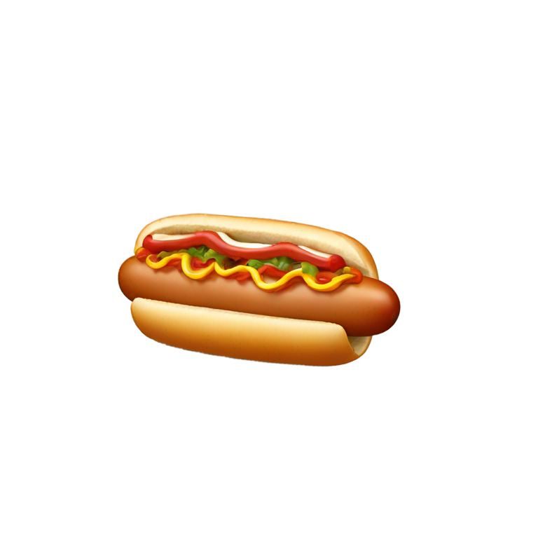 prompt: ホットドッグを食べる中毒者