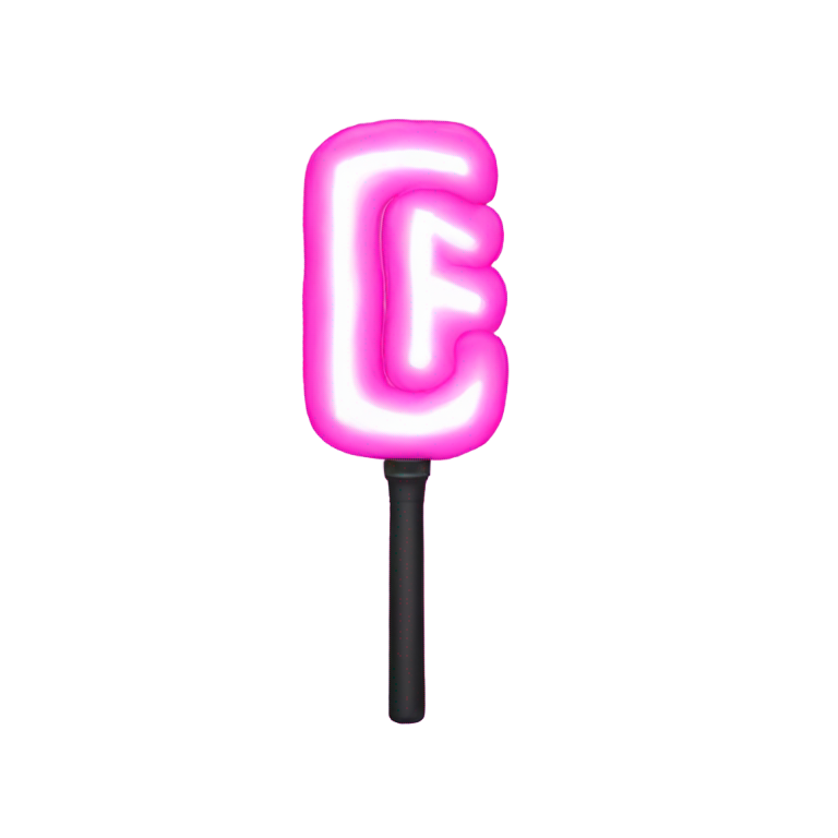 genmoji：BLACKPINK 应援棒