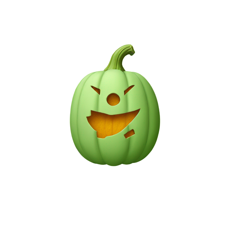 genmoji：开心果绿色的南瓜