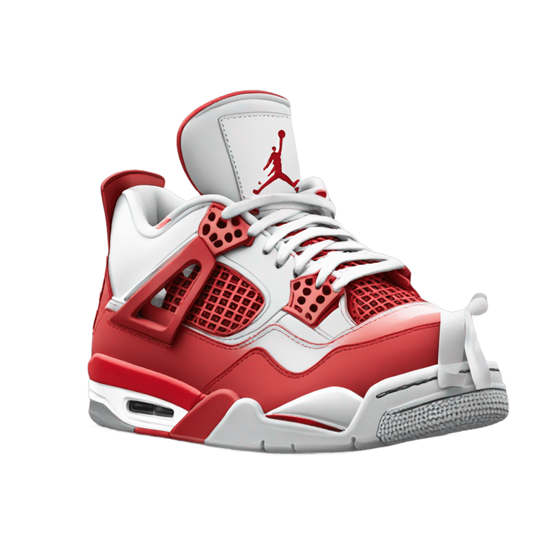 genmoji : Jordan 4 red