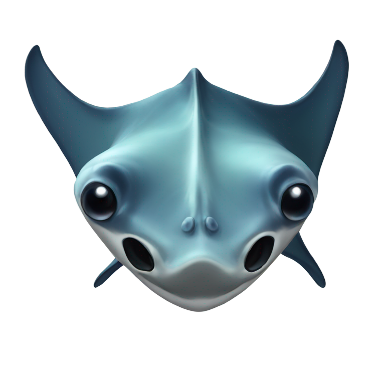 genmoji: manta ray
